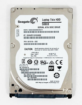 Seagate Laptop Thin ST500LT012 1DG142-021 500Gb 2.5" SATA Notebook Hard Drive | A1 Computer – Computer Parts, Repair Services
