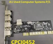 VIA Technologies VT6212L Four Port PCI USB 2.0 Controller | A1.