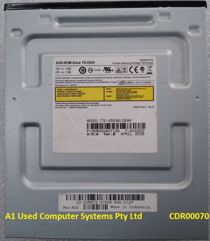 東芝サムスン製 Samsung DVD-ROM Drive TS-H353（☆ SATUR ☆(W  