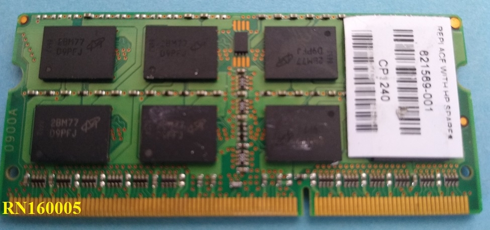 4096Mb Micron MT16KTF51264HZ-1G6M1 204pin 16chip CL11 PC3-12800S