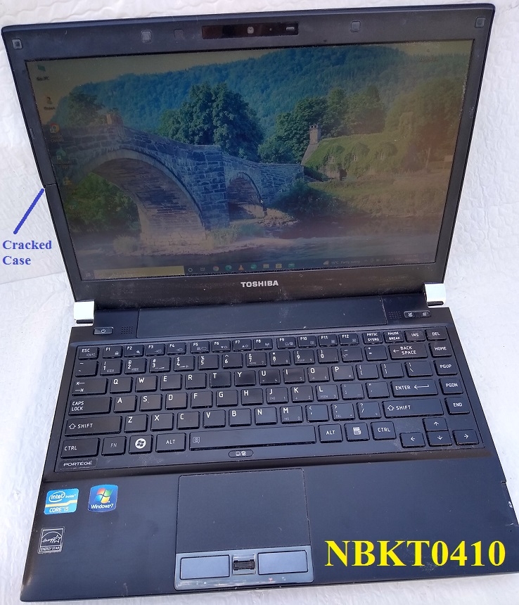 13.3 Toshiba Portege R830 Notebook Computer - Intel Core i5-2410 2.3GHz 8Gb RAM 500Gb HDD DVD-RW Windows 10 Professional 13.3 Toshiba Portege R830 Notebook Computer - Intel Core i5-2410 2.3GHz 8Gb RAM 500Gb HDD DVD-RW Windows 10 Professional