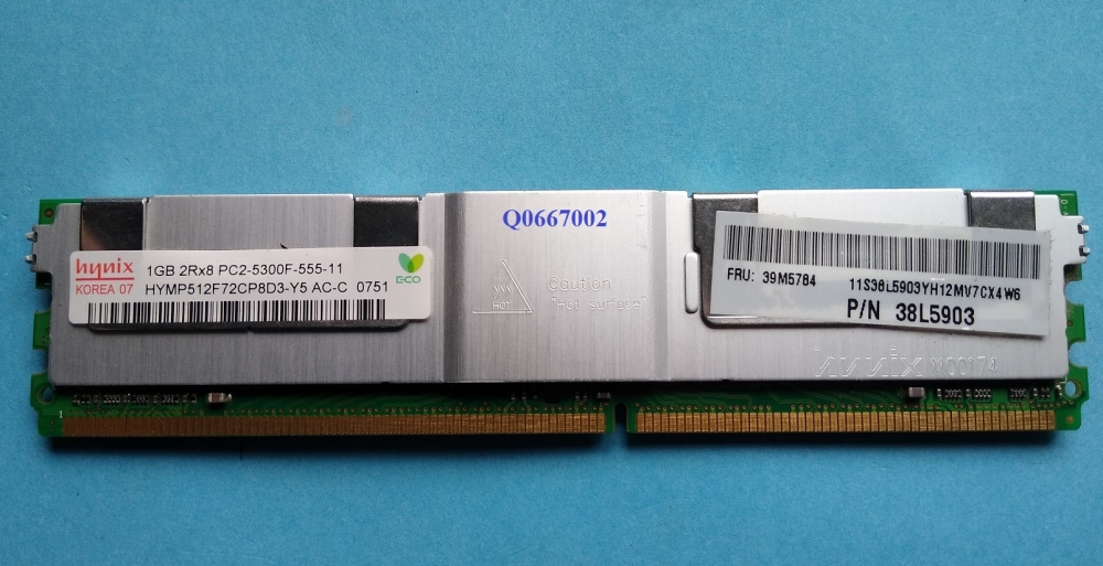 SERVER RAM for Hynix 16GB 4X4GB PC2-5300P DDR2-667MH​z ECC Registered REG Memory 
