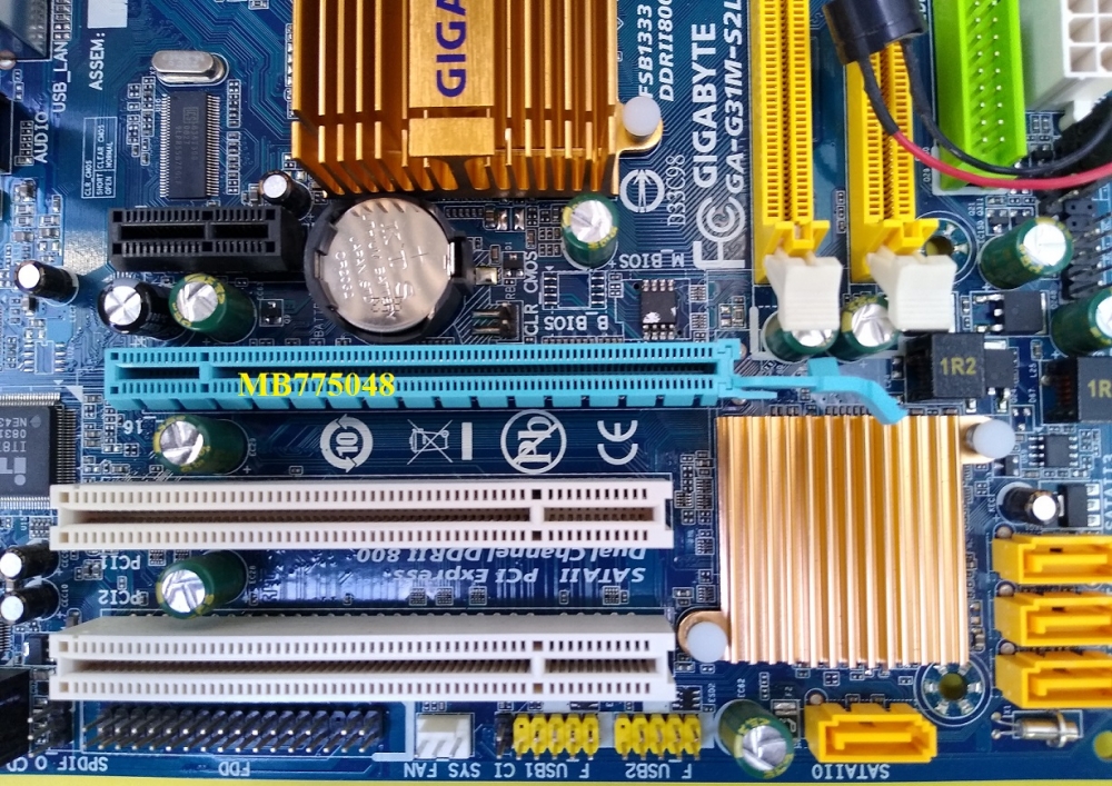 Gigabyte GA-G31M-S2L Socket 775 Mainboard with Intel E2200