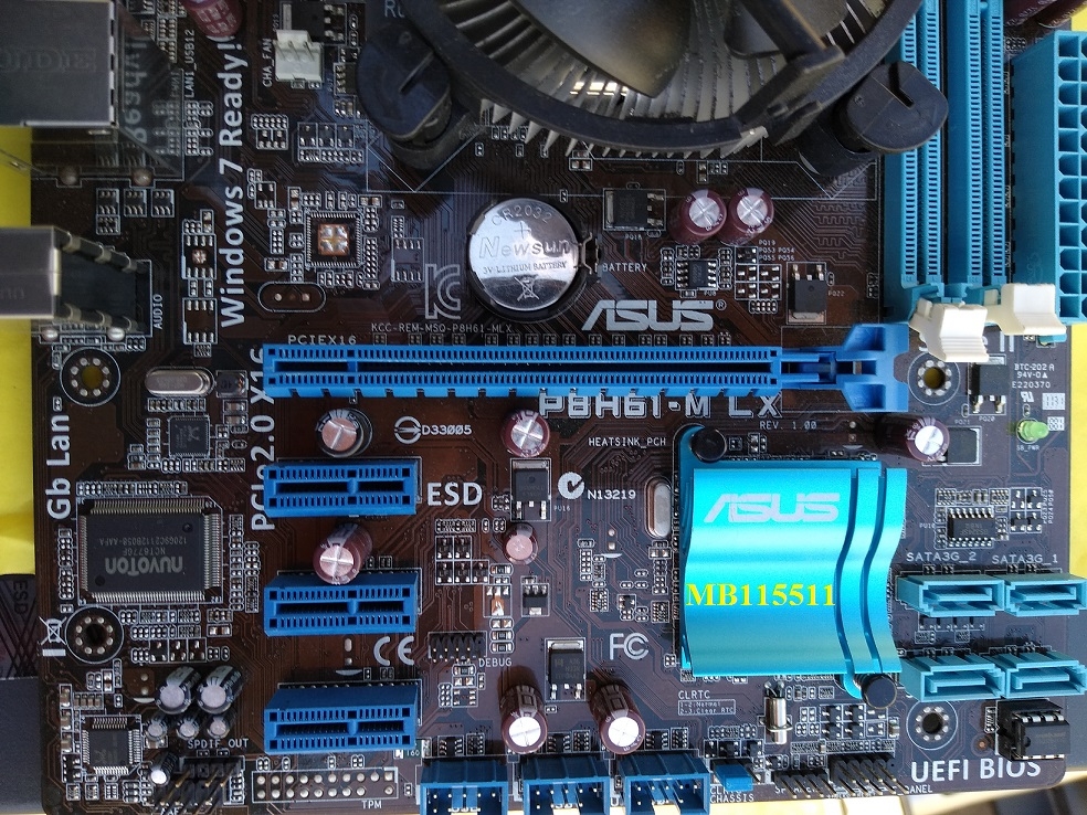 ASUS P8H61-M LX3 Plus R2.0, Intel H61, Socket 1155 - Račun / R1