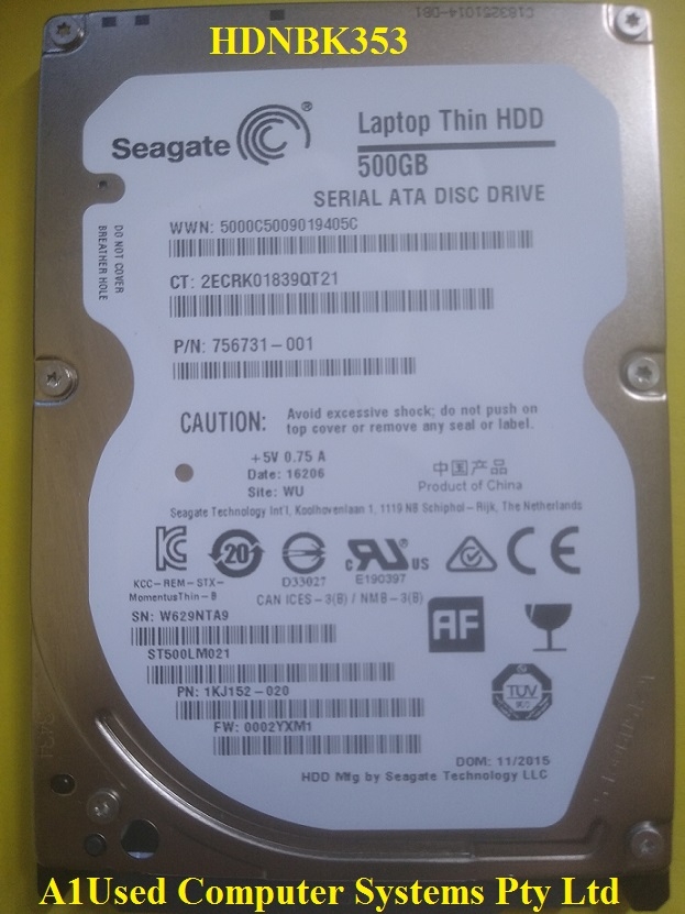 500Gb Seagate Laptop Thin ST500LM021 (1KJ152-020) 7200rpm SATA  Notebook Hard Drive