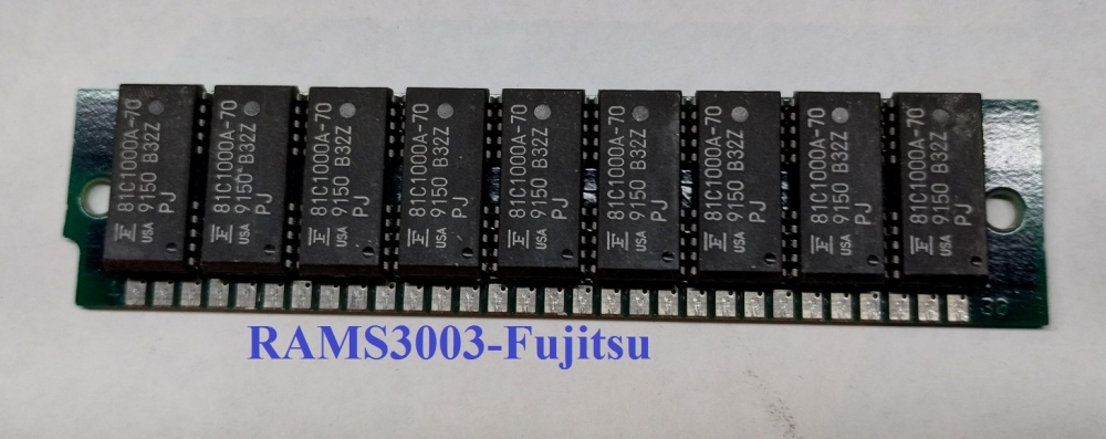 Lot De 4 Barrettes SIMM FPM RAM 1MB 30 Broches - 70ns, Testées, Occasion